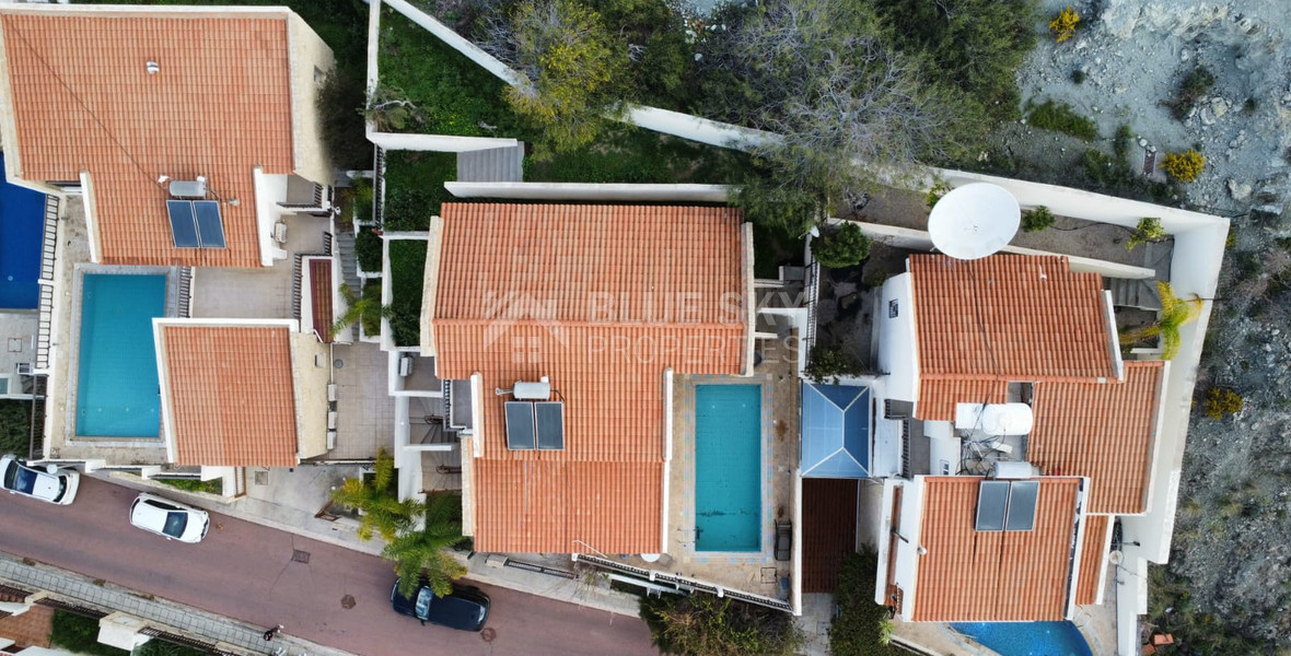Stunning three plus one Bedroom Detached Villa for Sale in Chloraka, Paphos: with Private Swimming Pool and Unobstructed Sea Views