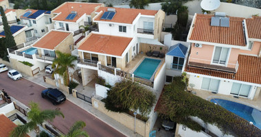 Stunning three plus one Bedroom Detached Villa for Sale in Chloraka, Paphos: with Private Swimming Pool and Unobstructed Sea Views