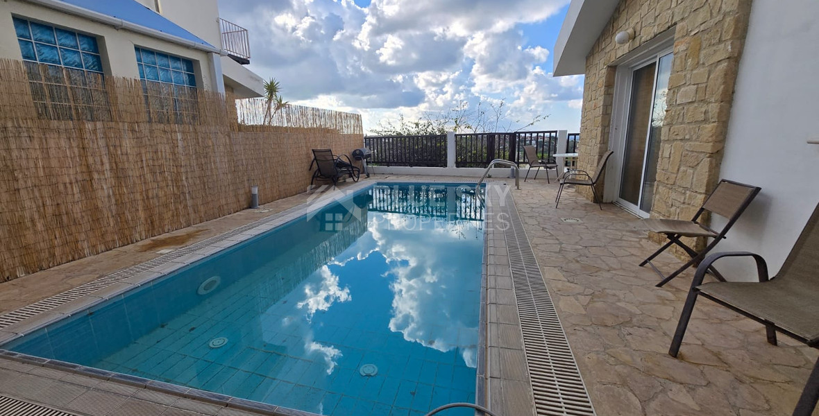 Stunning three plus one Bedroom Detached Villa for Sale in Chloraka, Paphos: with Private Swimming Pool and Unobstructed Sea Views