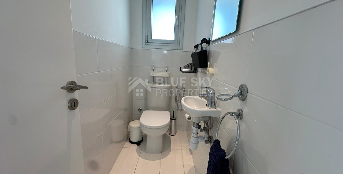 Seafront three -Bedroom Apartment FOR RENT | Germasogeia Tourist Area, Limassol