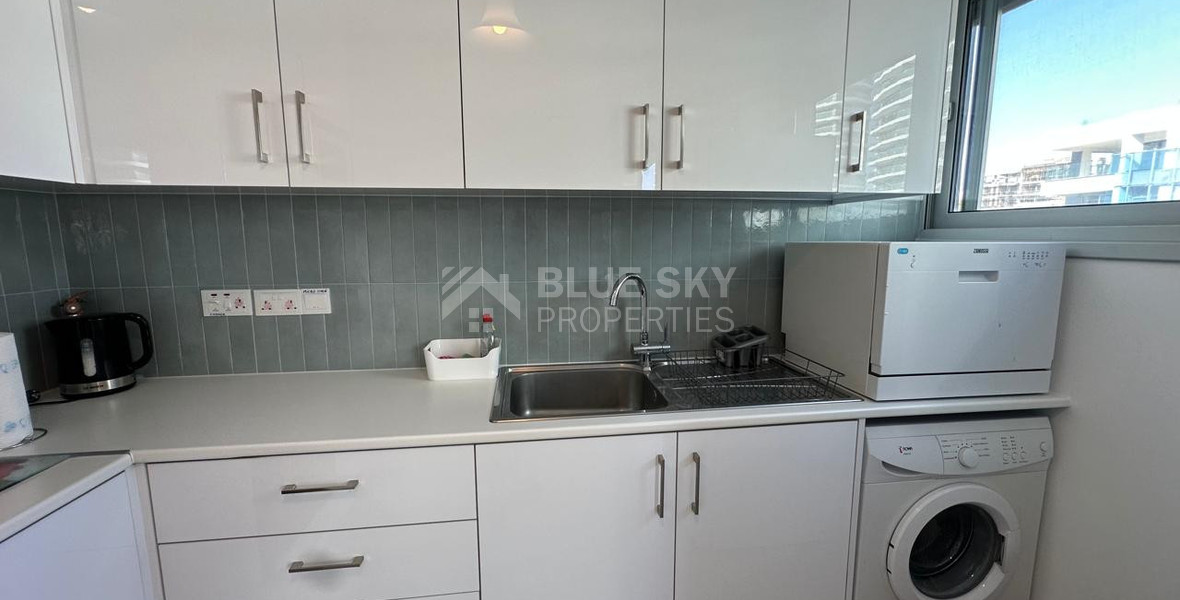 Seafront three -Bedroom Apartment FOR RENT | Germasogeia Tourist Area, Limassol