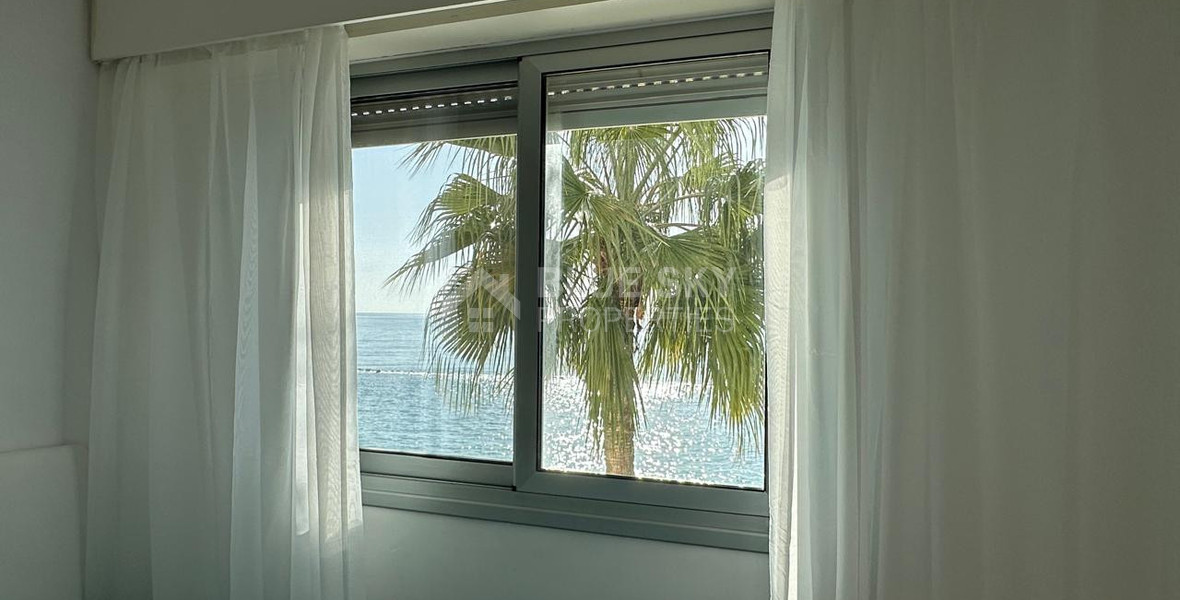 Seafront three -Bedroom Apartment FOR RENT | Germasogeia Tourist Area, Limassol