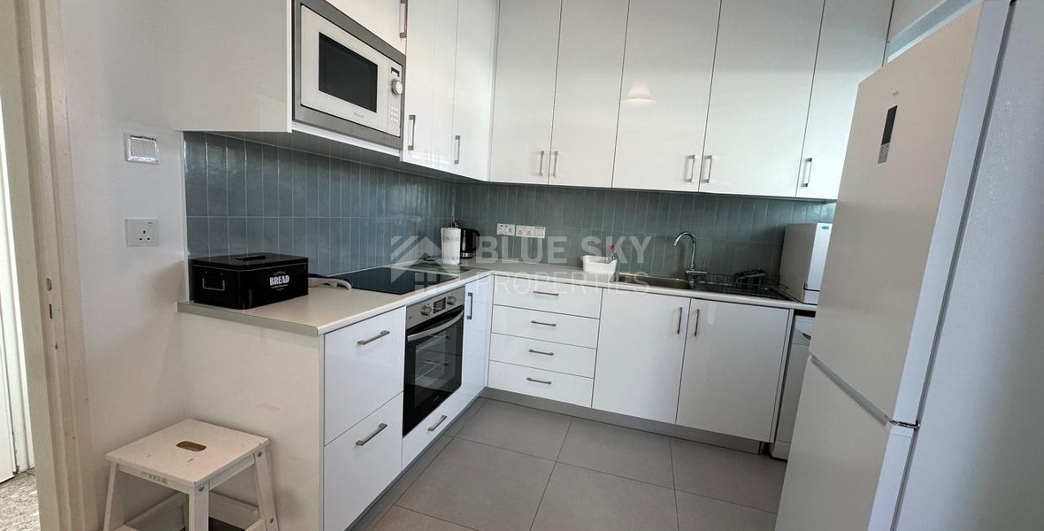 Seafront three -Bedroom Apartment FOR RENT | Germasogeia Tourist Area, Limassol