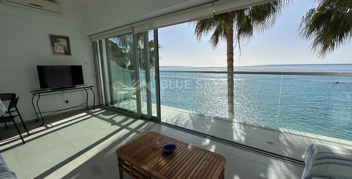 Seafront three -Bedroom Apartment FOR RENT | Germasogeia Tourist Area, Limassol