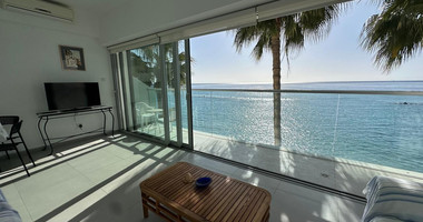 Seafront three -Bedroom Apartment FOR RENT | Germasogeia Tourist Area, Limassol