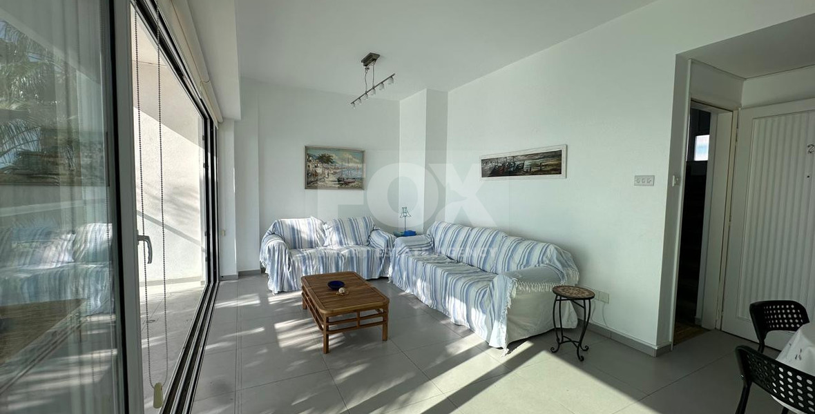 Seafront three -Bedroom Apartment FOR RENT | Germasogeia Tourist Area, Limassol