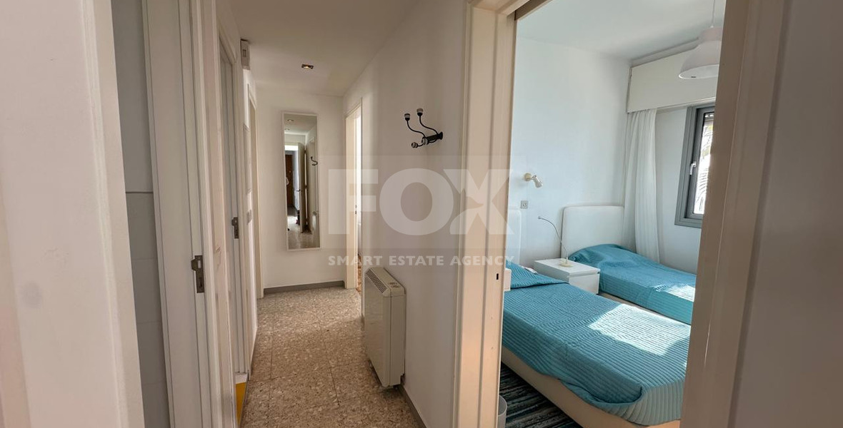 Seafront three -Bedroom Apartment FOR RENT | Germasogeia Tourist Area, Limassol