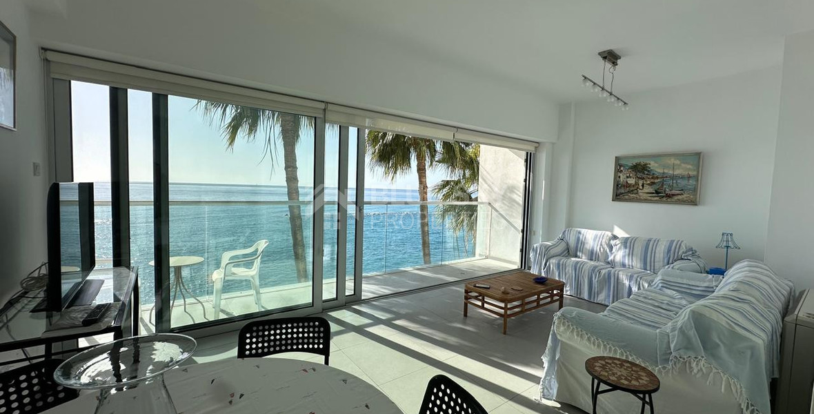 Seafront three -Bedroom Apartment FOR RENT | Germasogeia Tourist Area, Limassol