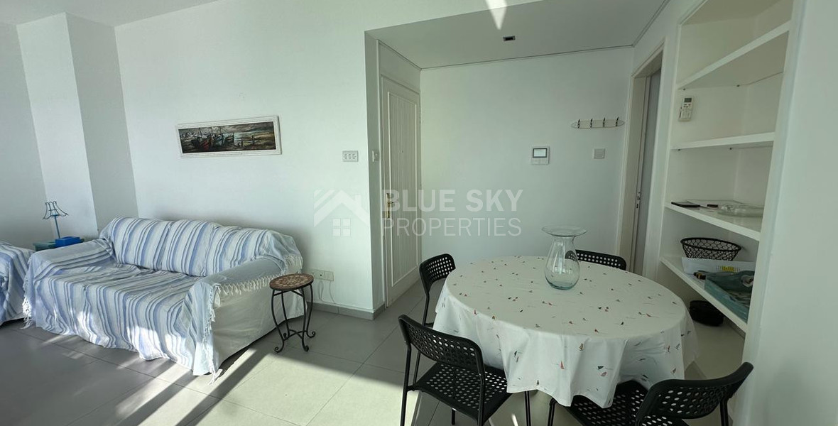 Seafront three -Bedroom Apartment FOR RENT | Germasogeia Tourist Area, Limassol