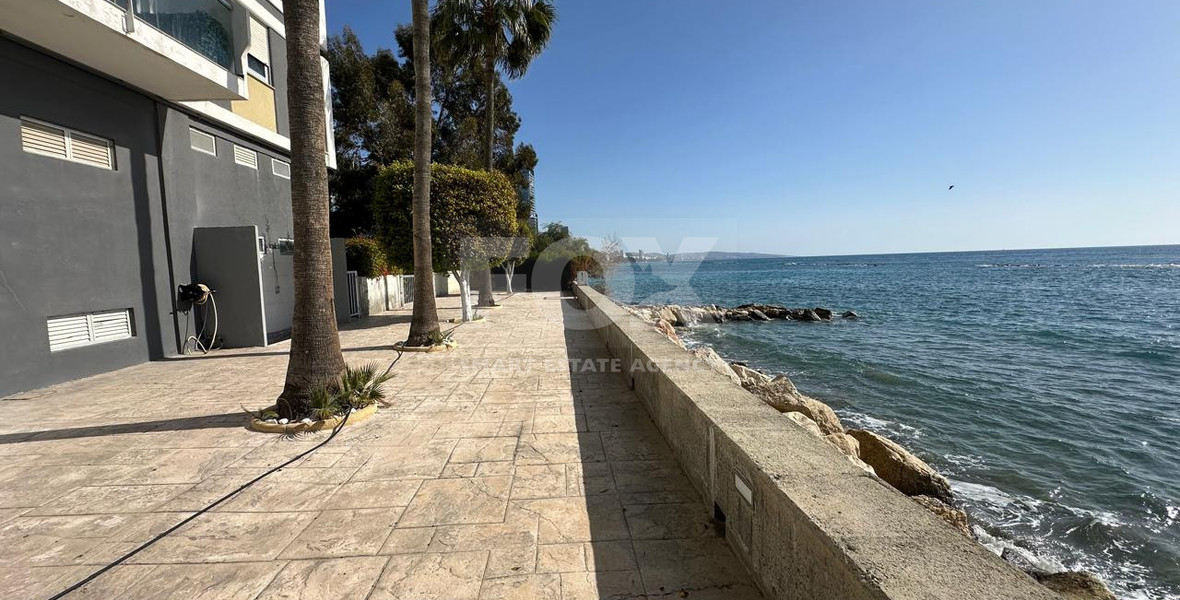 Seafront three -Bedroom Apartment FOR RENT | Germasogeia Tourist Area, Limassol