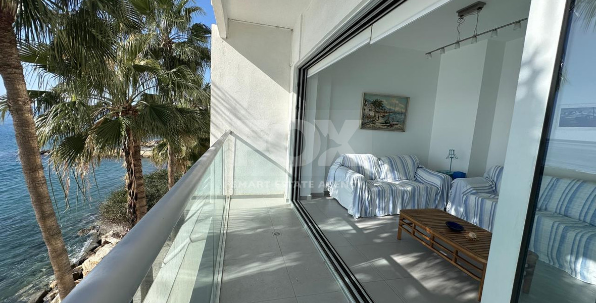 Seafront three -Bedroom Apartment FOR RENT | Germasogeia Tourist Area, Limassol