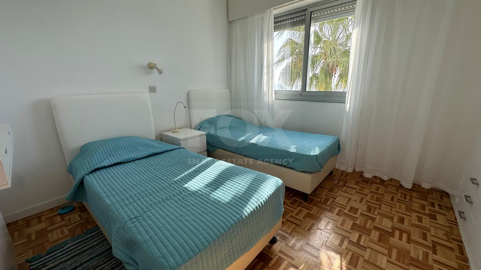 Seafront three -Bedroom Apartment FOR RENT | Germasogeia Tourist Area, Limassol