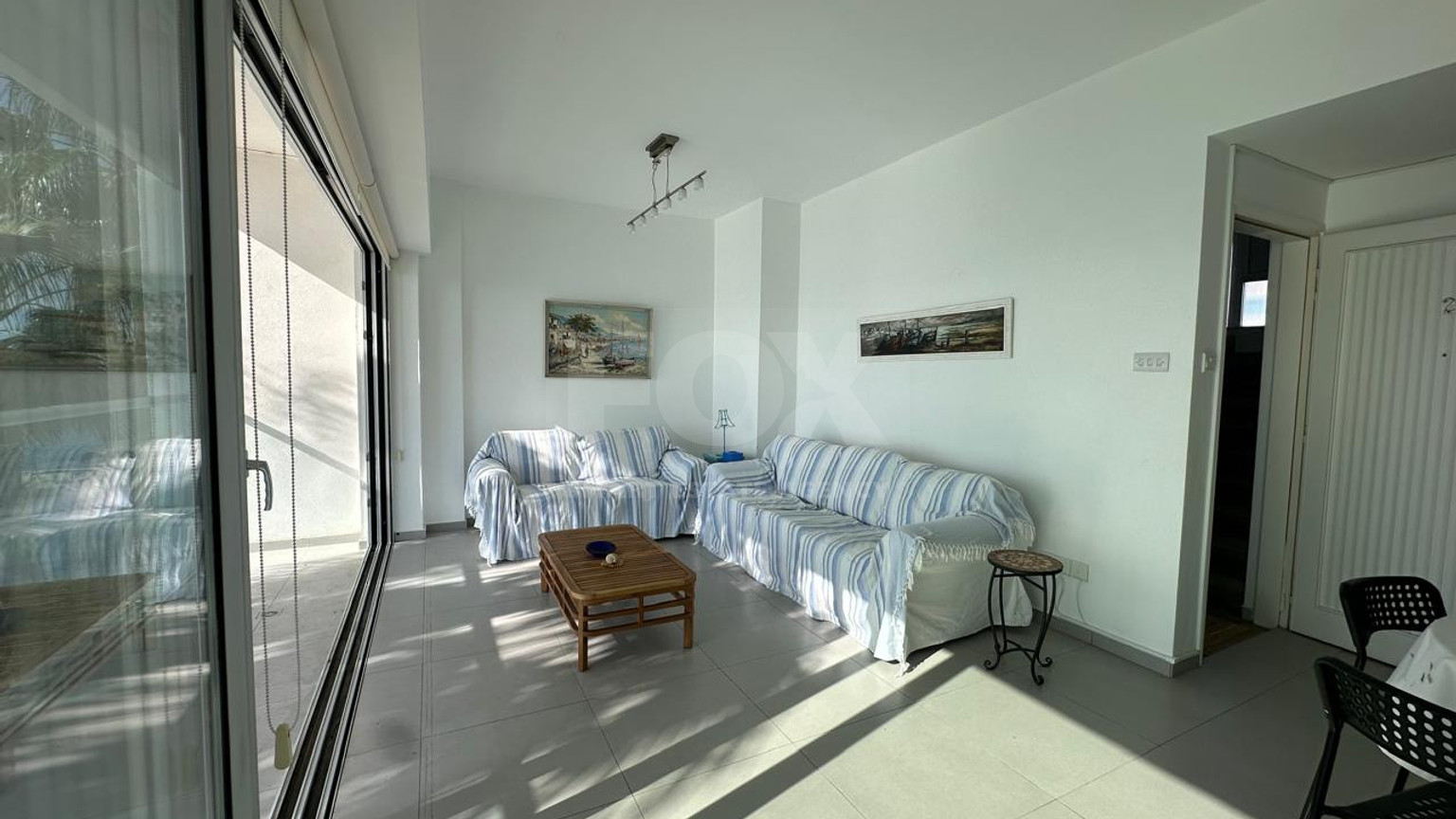 Seafront three -Bedroom Apartment FOR RENT | Germasogeia Tourist Area, Limassol