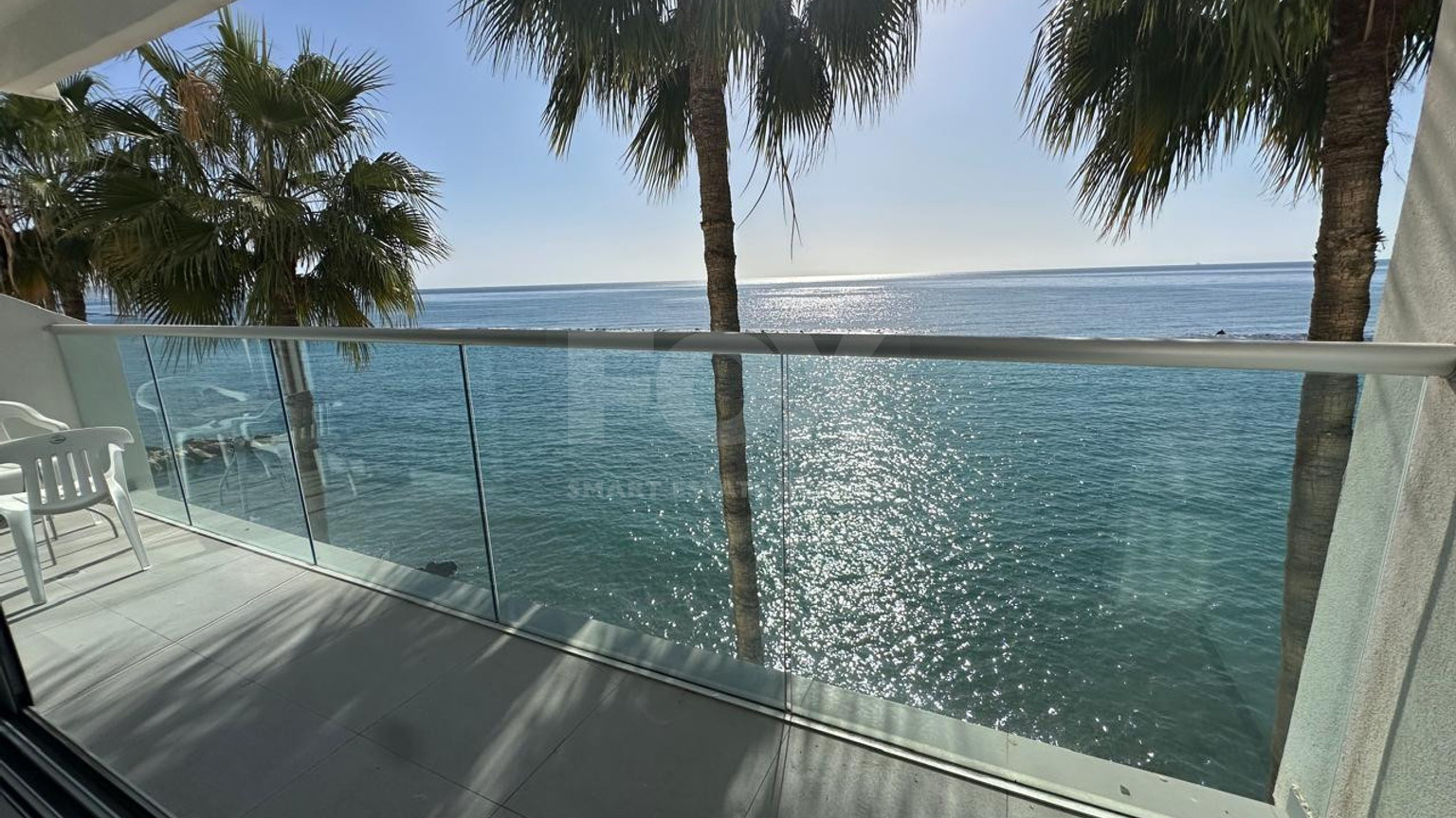 Seafront three -Bedroom Apartment FOR RENT | Germasogeia Tourist Area, Limassol