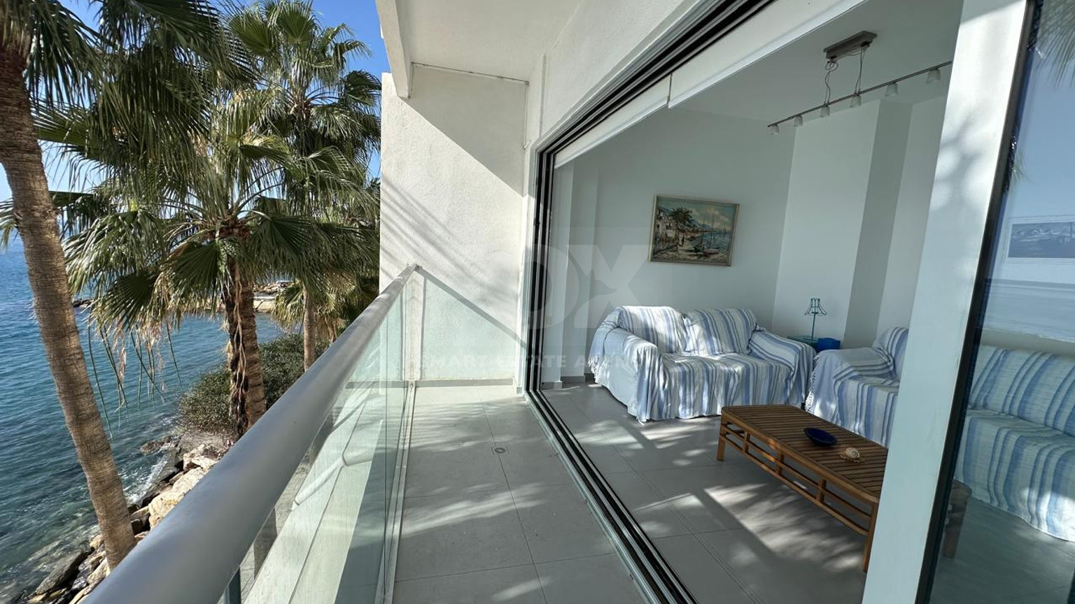 Seafront three -Bedroom Apartment FOR RENT | Germasogeia Tourist Area, Limassol