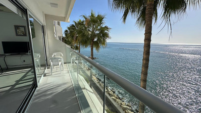 Seafront three -Bedroom Apartment FOR RENT | Germasogeia Tourist Area, Limassol