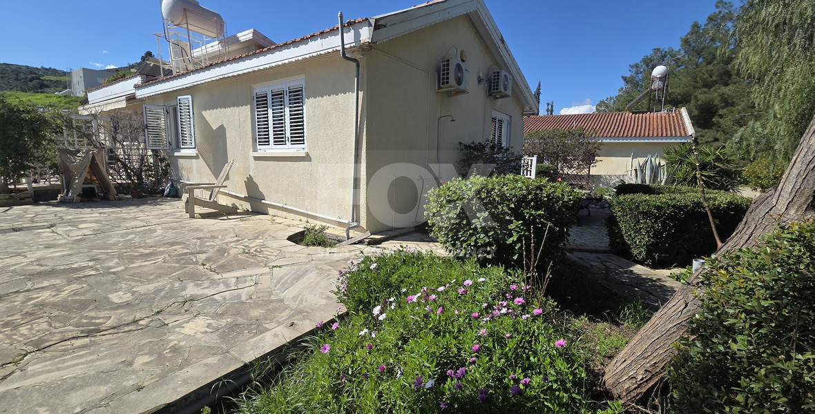 For Rent Detached residence With Big Garden And Panoramic View in Finikaria Limassol