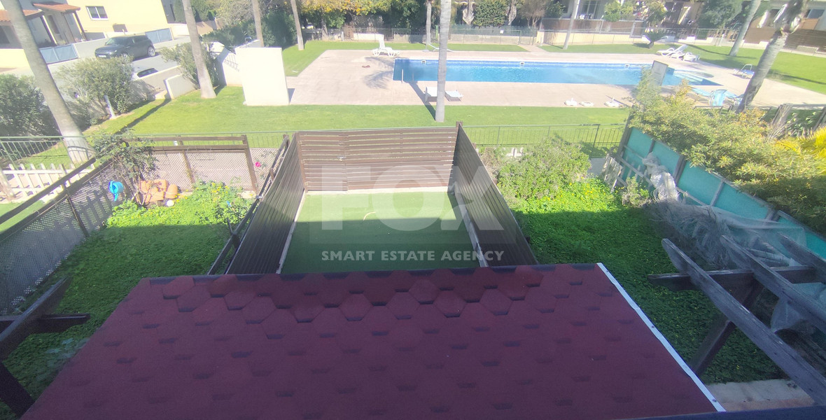 Two-Bedroom Maisonette with Common Pool for rent in Mouttagiaka, Limassol