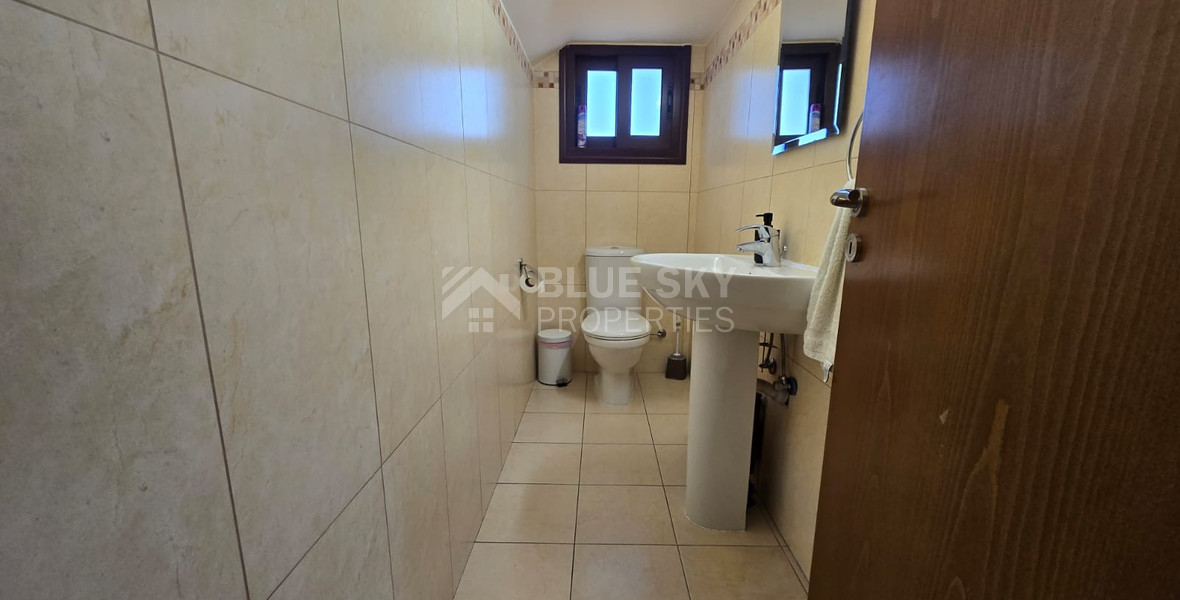 Four bedroom detached house for sale in Louvaras, Cyprus with private swimming pool and fruit garden