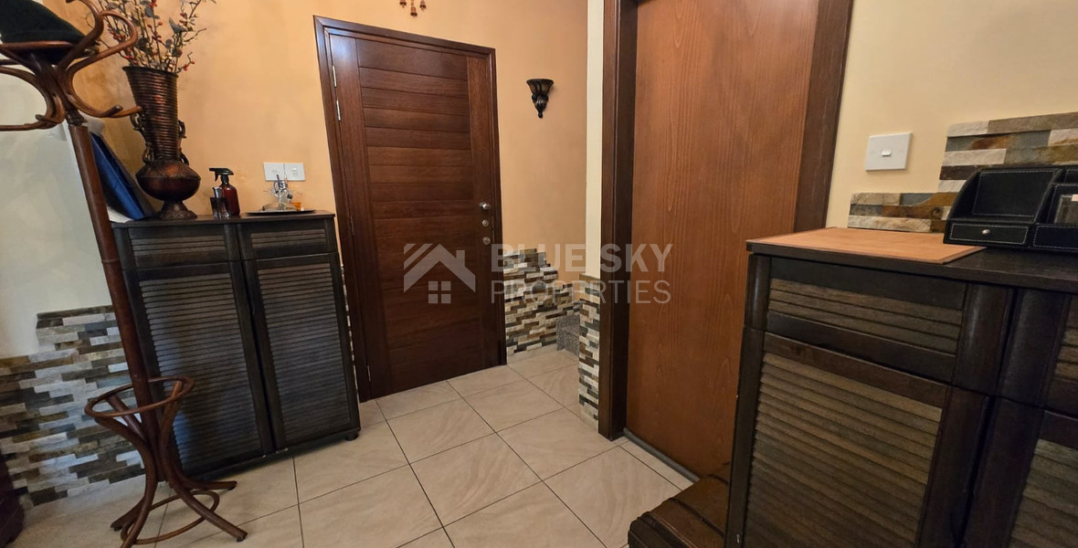 Four bedroom detached house for sale in Louvaras, Cyprus with private swimming pool and fruit garden