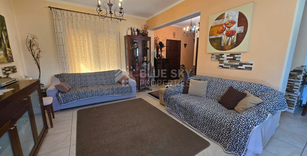 Four bedroom detached house for sale in Louvaras, Cyprus with private swimming pool and fruit garden