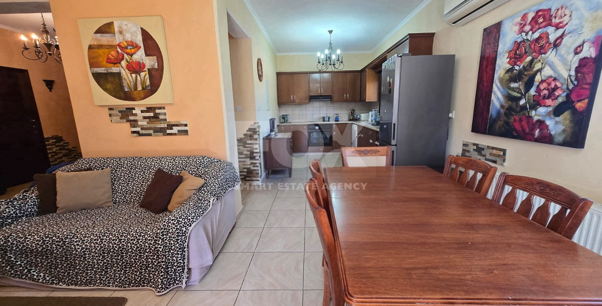 Four bedroom detached house for sale in Louvaras, Cyprus with private swimming pool and fruit garden