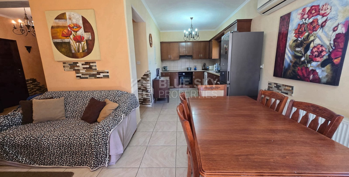 Four bedroom detached house for sale in Louvaras, Cyprus with private swimming pool and fruit garden