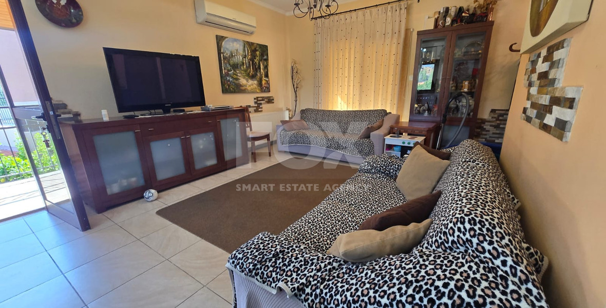 Four bedroom detached house for sale in Louvaras, Cyprus with private swimming pool and fruit garden