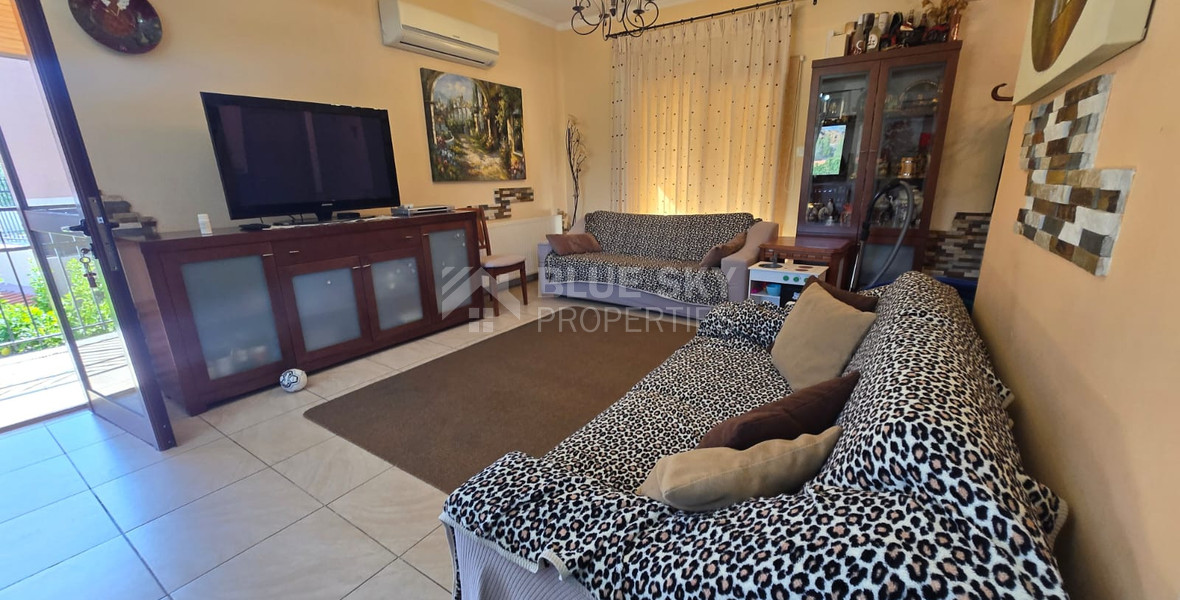 Four bedroom detached house for sale in Louvaras, Cyprus with private swimming pool and fruit garden