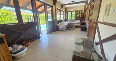 Four bedroom detached house for sale in Louvaras, Cyprus with private swimming pool and fruit garden