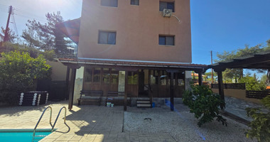 Four bedroom detached house for sale in Louvaras, Cyprus with private swimming pool and fruit garden