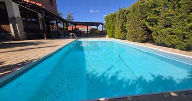 Four bedroom detached house for sale in Louvaras, Cyprus with private swimming pool and fruit garden