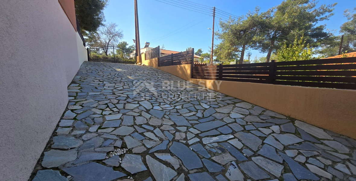 Four bedroom detached house for sale in Louvaras, Cyprus with private swimming pool and fruit garden