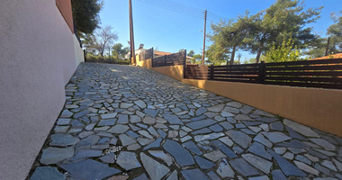 Four bedroom detached house for sale in Louvaras, Cyprus with private swimming pool and fruit garden