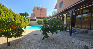 Four bedroom detached house for sale in Louvaras, Cyprus with private swimming pool and fruit garden