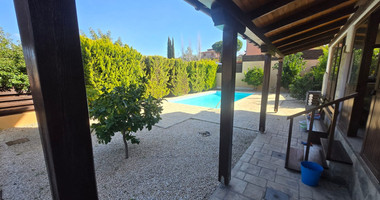 Four bedroom detached house for sale in Louvaras, Cyprus with private swimming pool and fruit garden