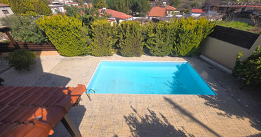 Four bedroom detached house for sale in Louvaras, Cyprus with private swimming pool and fruit garden