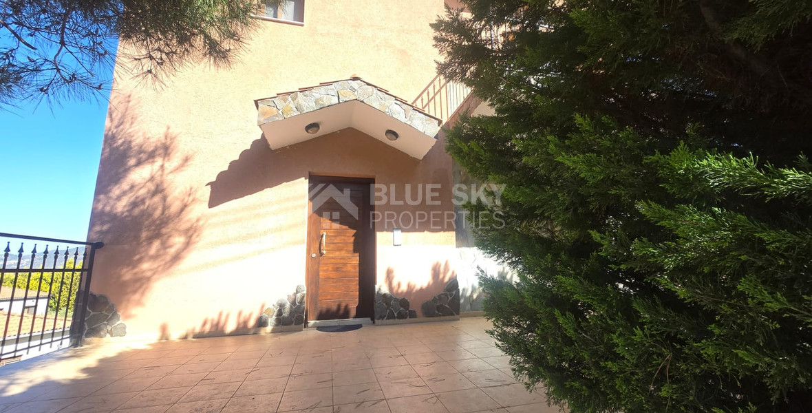 Four bedroom detached house for sale in Louvaras, Cyprus with private swimming pool and fruit garden