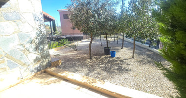 Four bedroom detached house for sale in Louvaras, Cyprus with private swimming pool and fruit garden