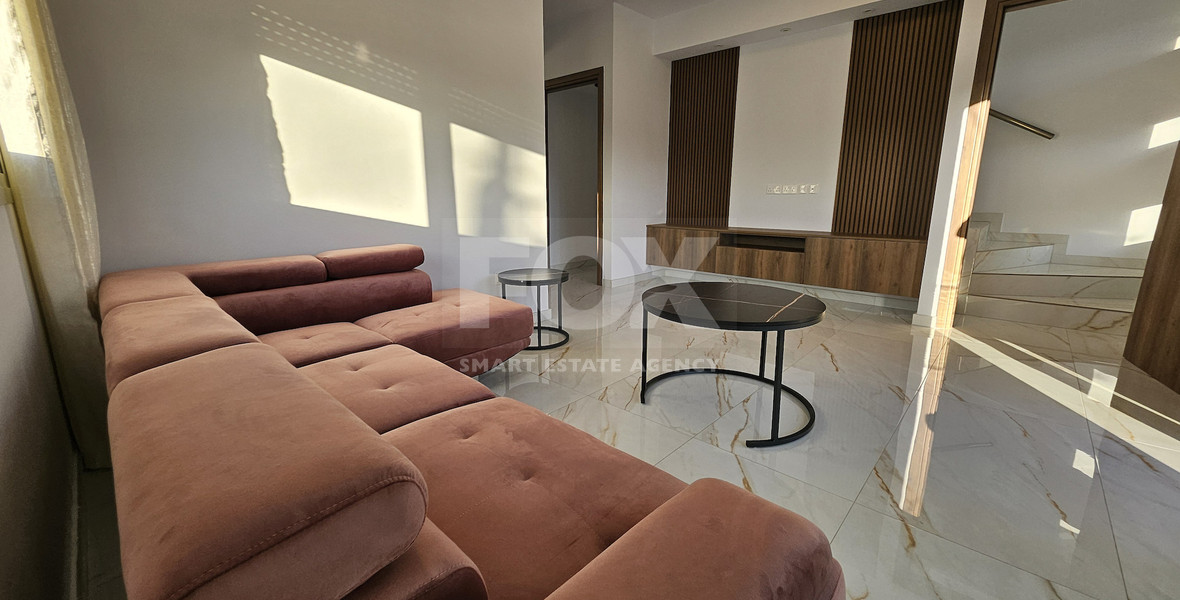 For  rent New-Modern Four Bedroom Top Floor two Level Apartment in Ypsonas