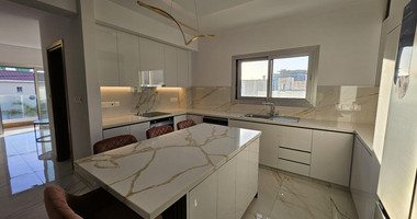 For  rent New-Modern Four Bedroom Top Floor two Level Apartment in Ypsonas