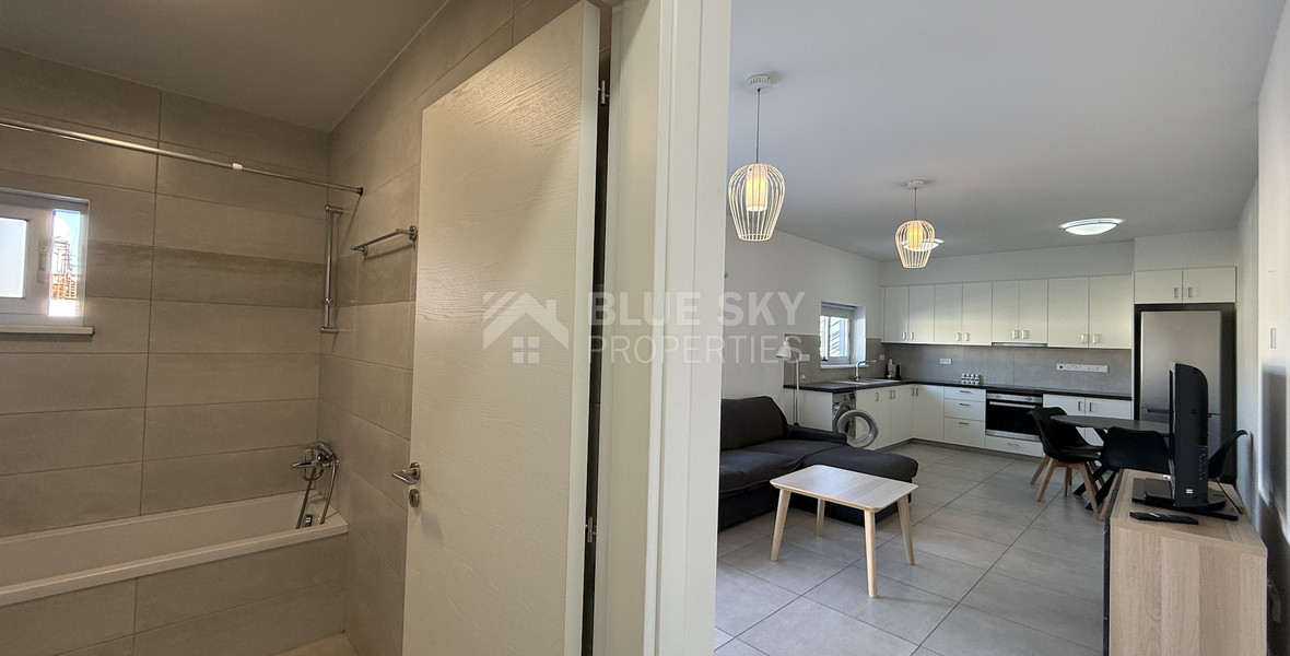 RENT:LARGE BRIGHT ONE BEDROOM GROUND FLOOR APARTMENT IN GERMASOGIA ON ON LARGE PLOT.