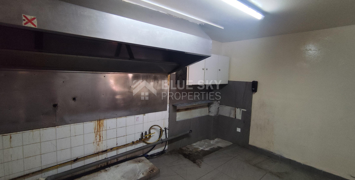 Corner Commercial Shop for Rent – Zakaki – 230m²
