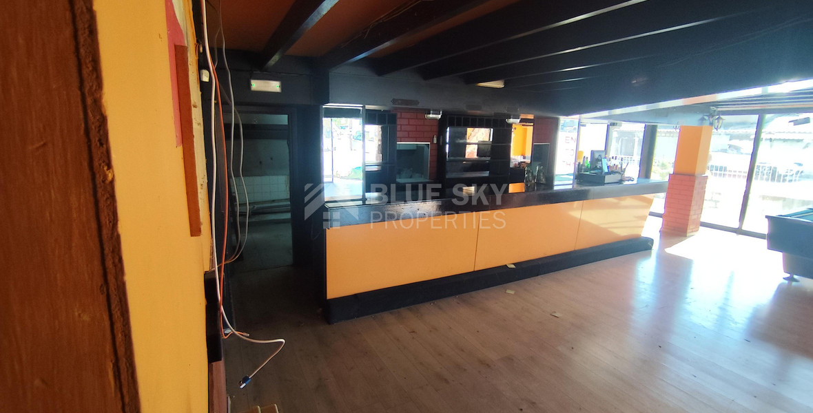 Corner Commercial Shop for Rent – Zakaki – 230m²