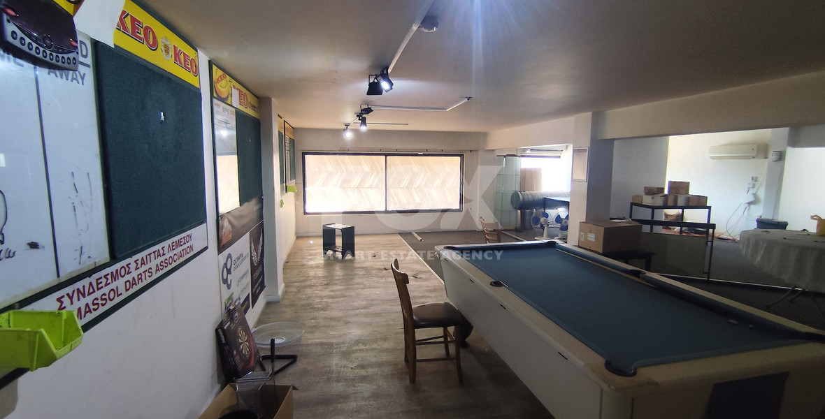 Corner Commercial Shop for Rent – Zakaki – 230m²