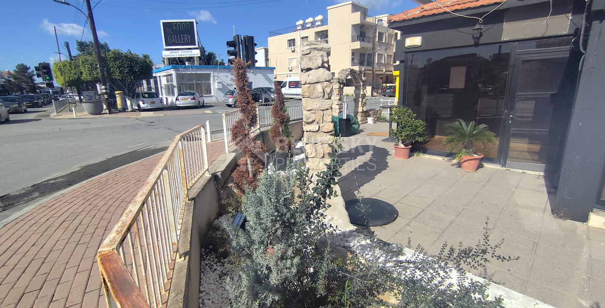 Corner Commercial Shop for Rent – Zakaki – 230m²