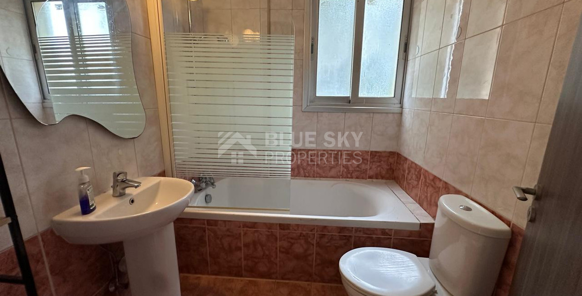 Comfortable and well-maintained one-bedroom apartment for rent in the Zakaki area of Limassol.