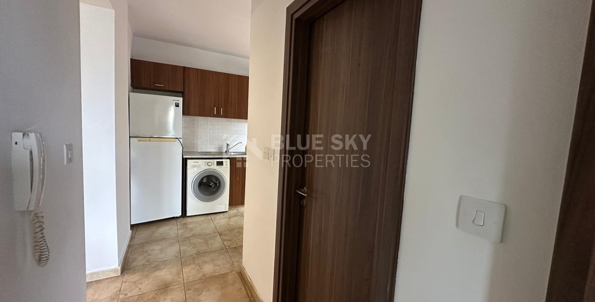 Comfortable and well-maintained one-bedroom apartment for rent in the Zakaki area of Limassol.