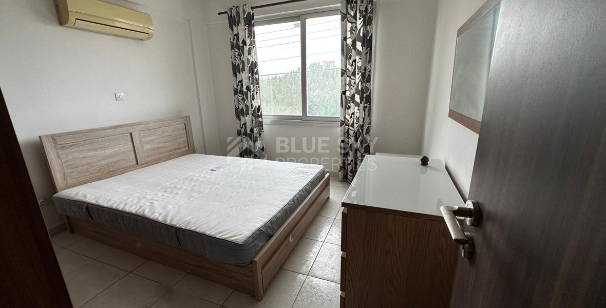 Comfortable and well-maintained one-bedroom apartment for rent in the Zakaki area of Limassol.