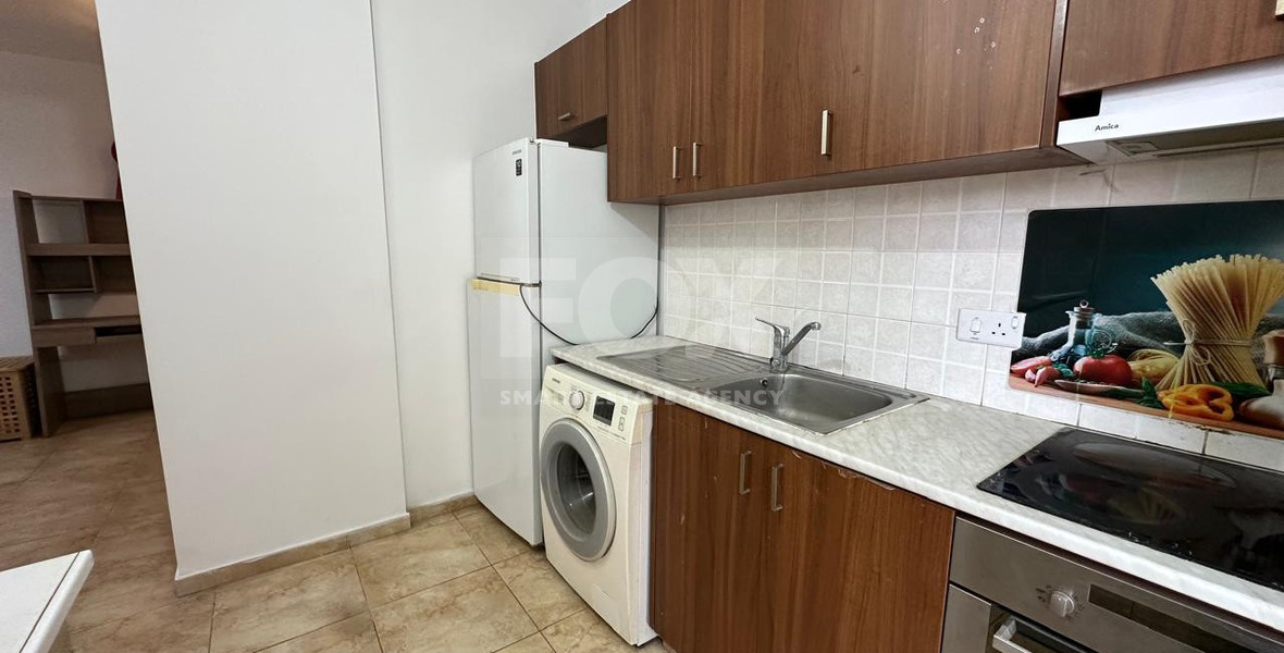 Comfortable and well-maintained one-bedroom apartment for rent in the Zakaki area of Limassol.